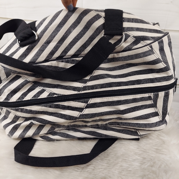 Roxy canvas striped duffle bag - Picture 4 of 11